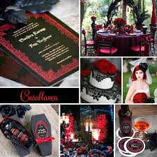 From envelope options to paper weight to colors and font size, the amount of wedding invitation ideas available will boggle the mind. Wedding Inspiration Casablanca Goth Inspired Wedding Inspiration