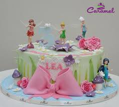 And, i just realised something: Tinkerbell And Her Friends Cake By Caramel Doha Cakesdecor