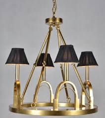Casa Padrino Luxus Kronleuchter Steigbügel Antik Gold Schwarz ø 62 X H 68 Cm Hotel Restaurant Lampe
