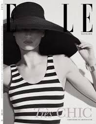 Black And White Elle Magazine Cover Pin By Linda Williams On Black White Pics Fashion Magazine Cover Fashion Cover
