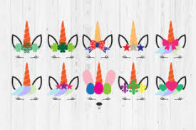 Download Unicorn Bow Cut Files Graphic By Cutperfectstudio Creative Fabrica