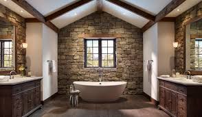Check out our shower stone wall selection for the very best in unique or custom, handmade pieces from our there are 804 shower stone wall for sale on etsy, and they cost $30.88 on average. Stone Wall Bathroom Houzz