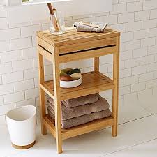 Bamboo Small Floor Cabinet Bamboo Bathroom Decor Ikea Bathroom Accessories Bathroom Floor Storage