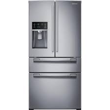 Samsung 33 In W 24 73 Cu Ft 4 Door French Door Refrigerator In Stainless Steel Fridge French Door Samsung French Door Samsung Refrigerator French Door