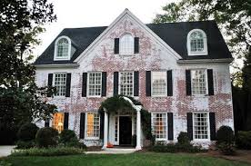 Cut a sponge the size of your brick. 60 Whitewashed Brick Homes Ideas White Wash Brick Brick House Exterior