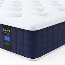Full Size Mattress Coolvie 10 Inch Hybrid Innerspring Mattress In A Box Individual Pocket Springs With Certipur Us Twin Xl Mattress Mattress Mattress Design