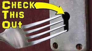 Have you found yourself in a sticky situation where you urgently need to lock a door that doesn't lock? Lock A Door Without A Key Youtube