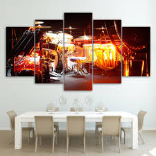 Kopen Goedkoop Canvas Wall Art Foto Modern Kader Woonkamer 5 Stuks Muziekinstrument Drum Kit Home Decor Hd Gedrukt Poster Schilderij Online Tq1ekoop