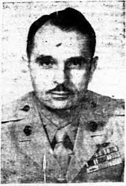 MAJ.6EN LOUIS E. WOODS ARRIVES AT CHERRY POINT TODAY