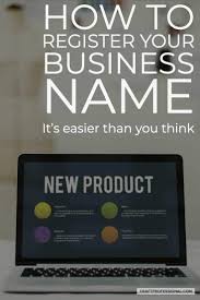 Business Name Registration Homemade Business Business Names Small Business Management