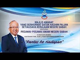 Hak milik rakyat negeri sabah. Majlis Amanat Yang Berhormat Datuk Hashim Paijan Setiausaha Kerajaan Negeri Sabah Youtube