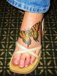 Tiger Swallowtail Tattoo On Top Of Foot Butterfly Foot Tattoo Butterfly Tattoos On Arm Colorful Butterfly Tattoo