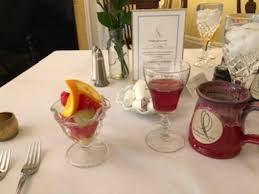 Gently attach your lime wedge to the edge of the glass. Daily Fruit Cup Along With Cranberry Juice And Coffee In Landmark Mug Picture Of Landmark Inn Cooperstown Tripadvisor