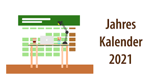Kalender 2021 für deutschland mit bundesweiten und regionalen feiertagen. Excel Jahreskalender 2021