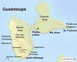 6.580 photos des antilles 23 îles. Guadeloupe Von Heikeb Landkarte Fur Nordamerika