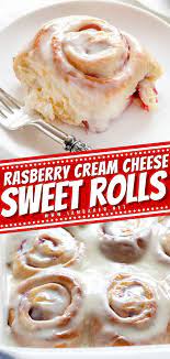Raspberry Cream Cheese Sweet Rolls In 2020 Chocolate Cake Recipe Easy Sweet Roll Christmas Recipes Easy