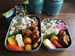 mgmgky on instagram pinned by mythings 息子とオジサンのお弁当 炊き込み山菜ピラフ 鶏の唐揚げといろいろ 松茸のお吸い物 コンビニで車をぶつけられ お