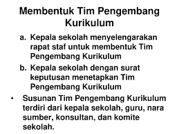 May 01, 2020 · pembentuk tim pengembang kurikulum bertujuan untuk menunjang kelancaran pelaksanaan pembelajaran maka dipandang perlu menetapkan acuan/pedoman kegiatan serta untuk menjamin kelancaran penyusunan kurikulum 2013. Tim Pengembang Kurikulum Ppt Download