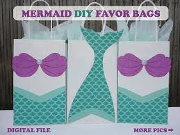 Mermaid Birthday Party Goodie Bags Mermaid Party Favor Bags Mermaid Birthday Party Ideas Little Mermaid Party Theme Decorations Merm Festa Da Sereia Aniversario Da Sereia Festa Pequena Sereia