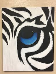 Pin By Tamy Ankele On Painting Zebra Painting Animal Canvas Paintings Easy Animal Canvas Paintings