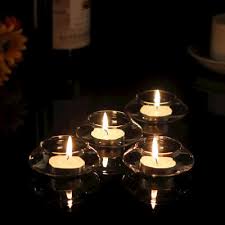 Gorgeous candle holders that enhance your space. Floating Glass Candle Holder For Tea Lights Events Weddings Catering