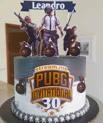 Bolo Tema Pubg Invitacional Kue Hiasan Kue Ulang Tahun