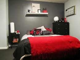 Toy rocket in space bedroom. Kids Bedroom Bedroom Design Red And Black Color Scheme Design Ideas Black And Boys Bedroom Color Sc Red Bedroom Decor Red Bedroom Colors Black And Grey Bedroom