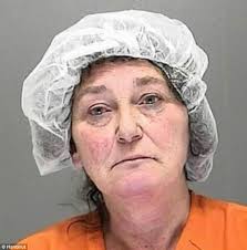 Caught: Marcia Watson, 54, allegedly entered a stranger&#39;s house on Saturday and refused to leave - article-2501418-195AAE1B00000578-857_634x640