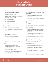 Every Entrepreneur Should Do These 6 Things To Build Business Credit Small Business Finance Business Checklist Business Building