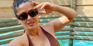 Salma hayek weight and height are provided below. Why Salma Hayek Keeps Posting Bikini Photos