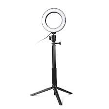 Glam Light Led Ring Light With Stand For Selfies And Videos Lively Focus Led Ring Led Ring Light Ring Light With Stand