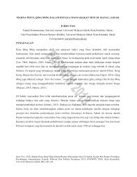 Download as pdf, txt or read online from scribd. Pdf Makna Pesta Qing Ming Dalam Budaya Masyarakat Sino Di Ranau Sabah Jurry Foo