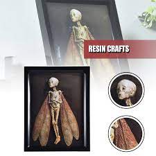 Dead Fairy Shadow Box Display Creepy Mummified Fairy Corpse Halloween A |  eBay