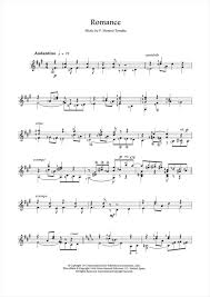 Quality sheet music with video performances and lessons to prove the beauty and playability of the music. Federico Moreno Torroba Romance Sheet Music Pdf Notes Chords Classical Score Solo Guitar Download Printable Sku 121410