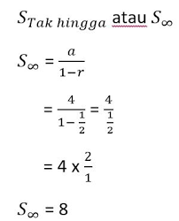 Barisan Dan Deret Geometri Rumus Un Sn Dan Jenis Jenis Deret Geometri Tak Hingga Matematika Kelas 11