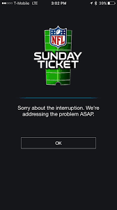 Has Anyone Been Able To Log On To Nfl Sunday Ticket I Keep Getting This Error Message R Directv