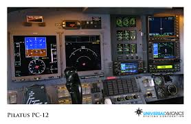 universal avionics pilatus pc 12 1 display suite 2 efi