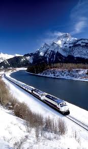 The Rocky Mountaineer Train On The Canadian Pacific Railway Through Banff National Park Canada Travel Train Canada Canada Travel Travel Canadian Pa
