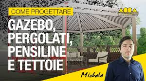 Come Progettare Gazebo Pergolati Pensiline E Tettoie Youtube