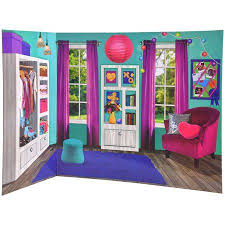 My Life As Reversible Background For Use With Dolls Bedroom Bathroom Walmart Com American Girl Doll Bed Barbie Bathroom American Girl Doll Furniture