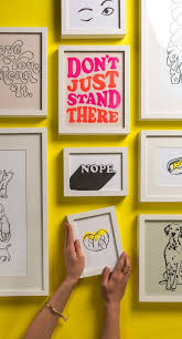 Fun Funky Wall Art By And Here We Are Wallart Walldecor Decor Homedecor Letterpress Happy Happywal Funky Wall Art Funky Decor Gallery Wall Inspiration