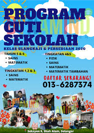 Kalendar cuti sekolah 2019 kumpulan b. Pusat Tuisyen Pembelajaran Pintar Dynamind Seksyen 9 Program Cuti Sekolah Disember 2019 Updated