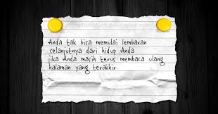 Kata kata untuk buka lembaran baru. Kata Kata Bijak Lembaran Baru Gambar Status Wa