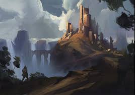 Answer to the ultimate question of life, the universe, and everything. Fantasy Landscape Concept Sketch Conceptart