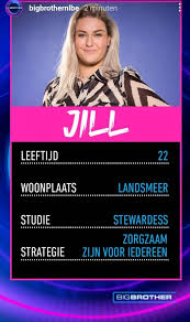 Zij worden nu tegen elkaar uitgespeeld. Jill In Big Brother Voormalige First Dates Kandidate Love Reality