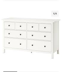 Discontinued Hemnes Ikea 8 Drawer Dresser In White Babybumps