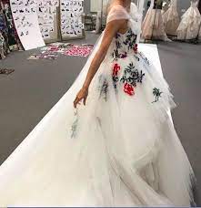 A Pop Of Color Wedding Gown Trends Classic Wedding Gown Wedding Dresses