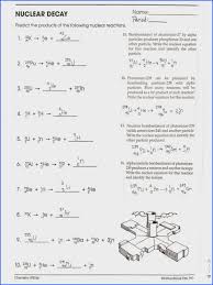 Nuclear Decay Worksheet Amp Print What Is Nuclear Fission Image Below Nuclear Decay Worksheet Answers Chemistry Worksheets Worksheets Equations