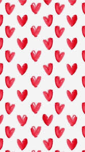 February Screensavers Small Red Hearts On White Background Wallpaper Iphone Background Pattern Cute Love Wallpapers Love Wallpaper For Mobile