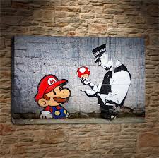 One of the most recognizable art pieces of all time meets banksy, the most recognized graffiti artist ever in this wall decals. Banksy Graffiti Art